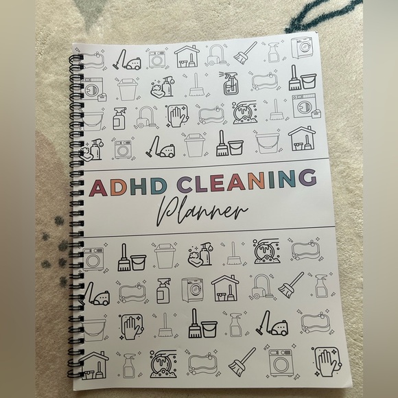 ADHD Cleaning Planner with Multicolor Design - Picture 1 of 5